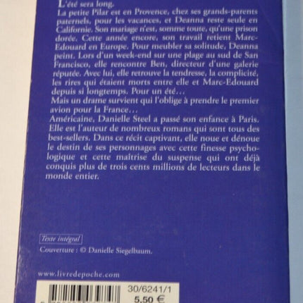La fin de l'été - Danielle Steel - livre