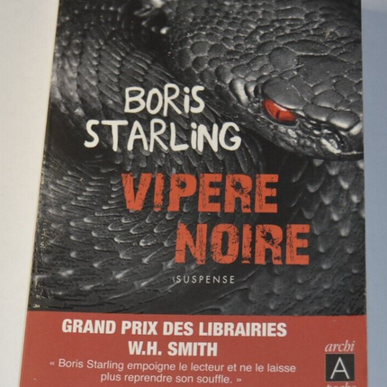 Vipère noire - Boris Starling - livre