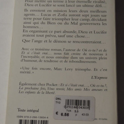 Sept jours pour une éternité... - Marc Lévy - livre