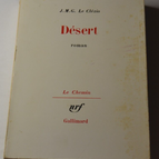 Wüste - JMG Le Clézio - Buch