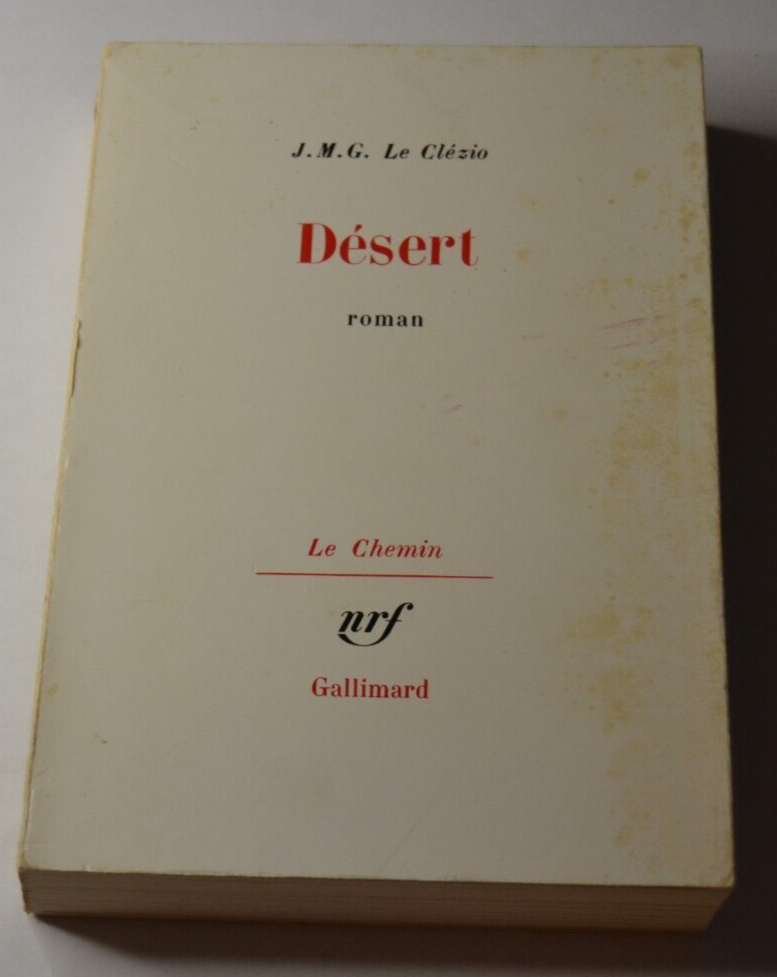 Désert - J.M.G. Le Clézio - livre