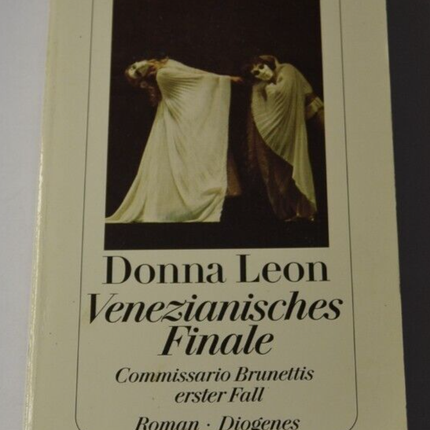 Donna Leon – Venezianisches Finale – Commissario Brunettis erster Fall – Buch auf Deutsch