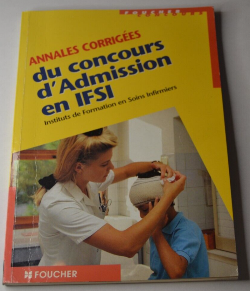 Corrected annals of the IFSI admission competition - book