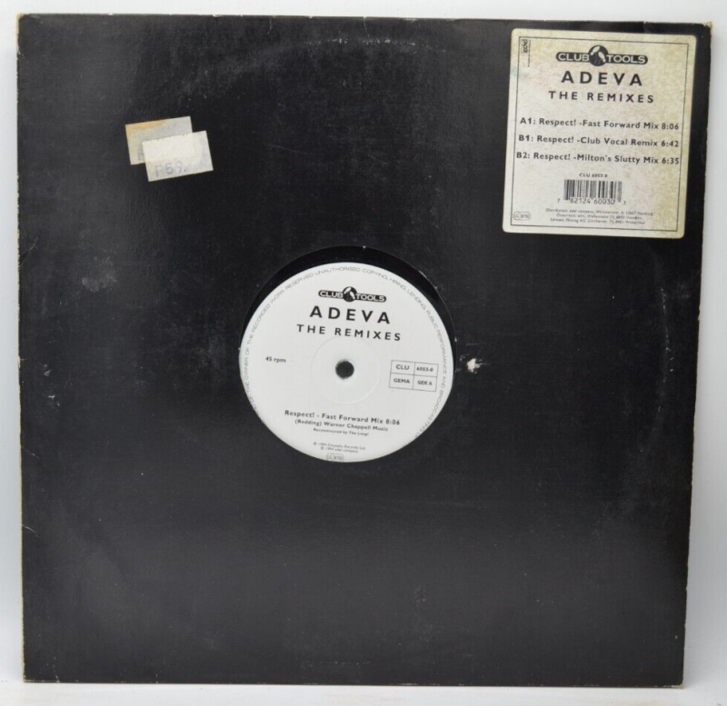 Adeva – Respect! the remixes - 45 rpm maxi vinyl record
