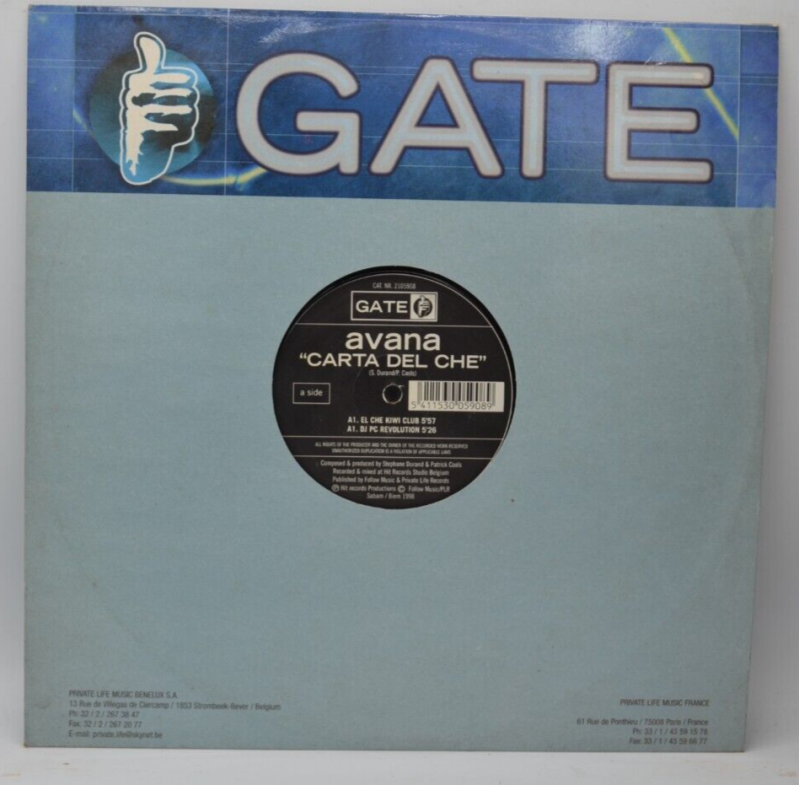 Avana – Carta Del Che – Maxi-Vinyl-Schallplatte mit 33 U/min