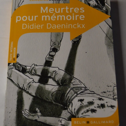 Murders for memory - Didier Daenincks - book
