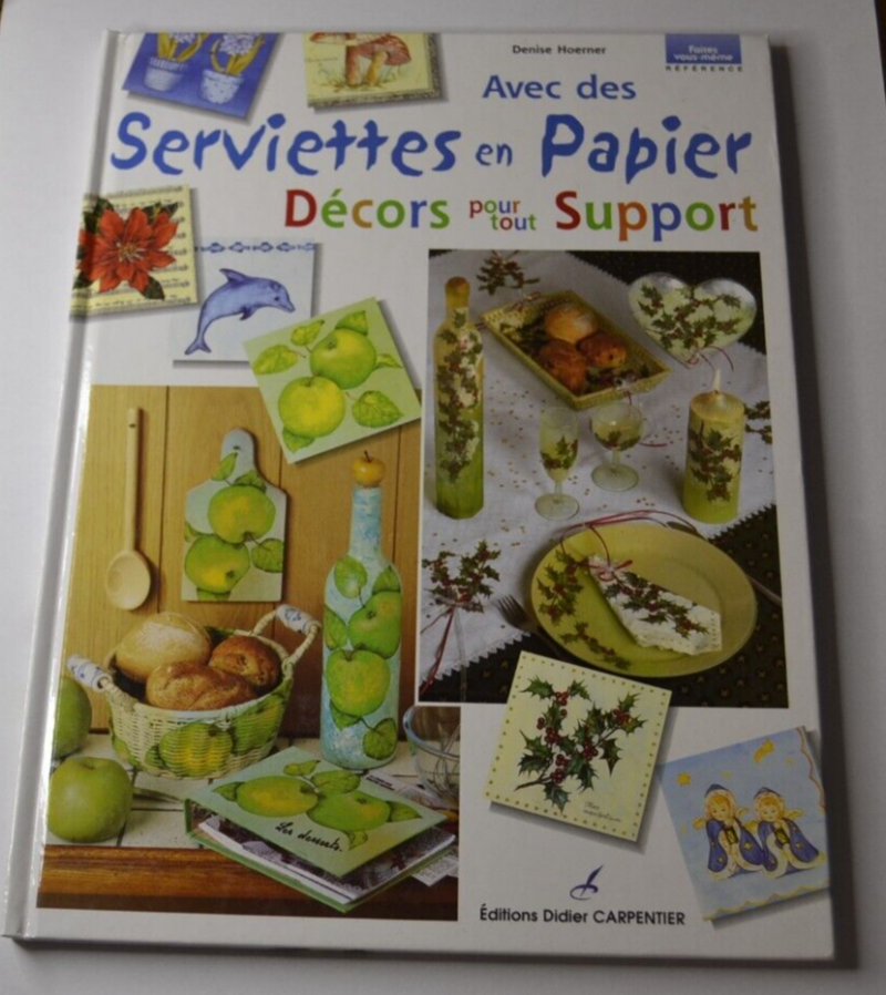 With paper napkins - Decorations for any medium - book