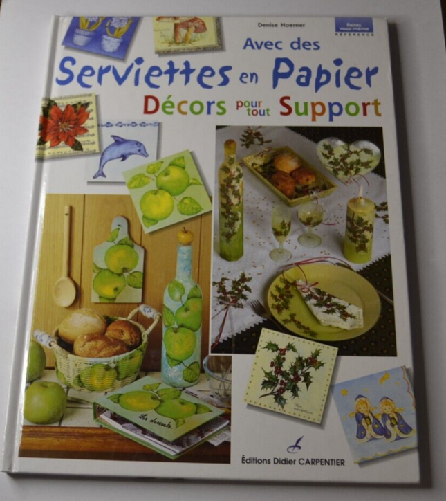 Mit Papierservietten - Dekorationen für jedes Medium - Buch