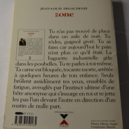 Zone - Jean-Louis Degaudenzi - Buch