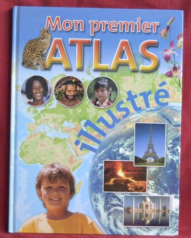 mon premier atlas illustré - livre