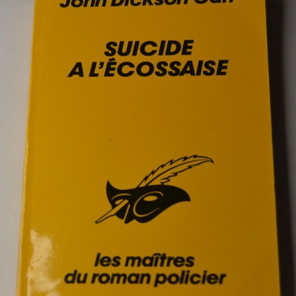 Suicide Scottish Style - John Dickson Carr - book