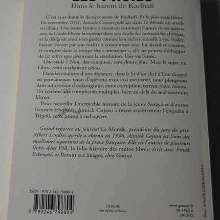 Die Beute – in Gaddafis Harem – Annick Cojean – Buch
