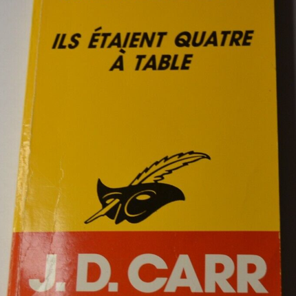 Ils étaient quatre à table - John Dickson Carr - livre