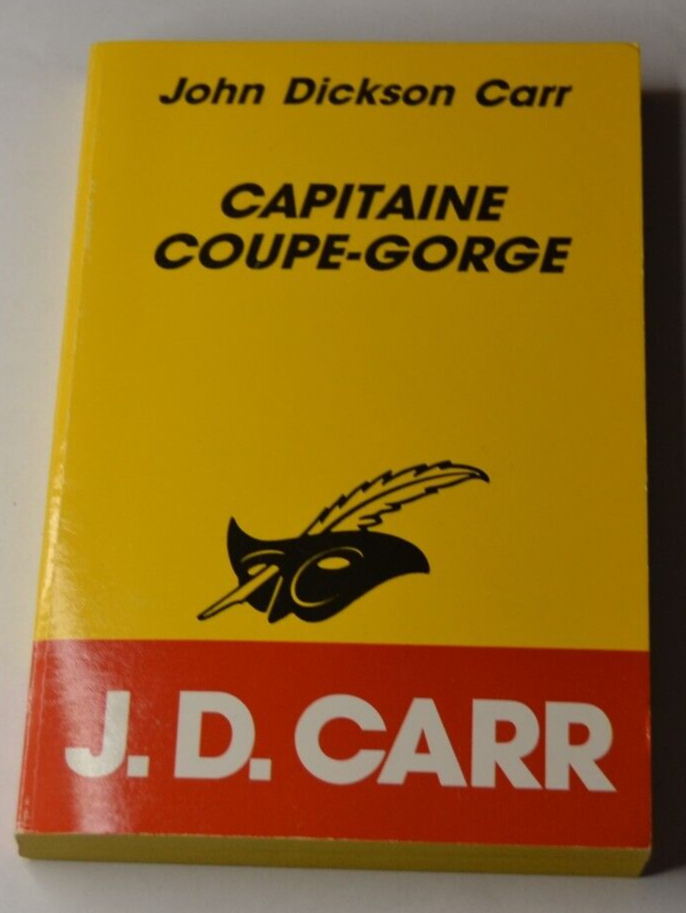 Captain Cutthroat - John Dickson Carr - book