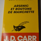 Arsenic and Cufflinks - John Dickson Carr - book