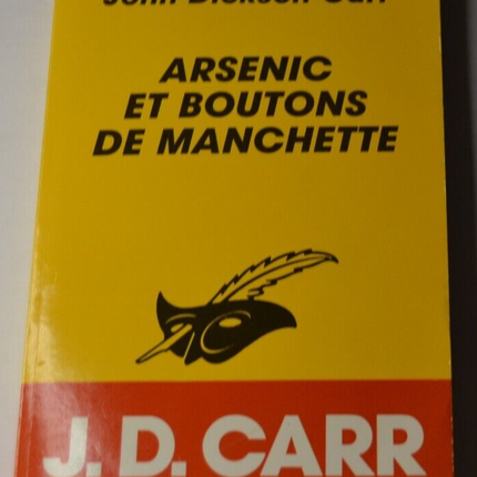 Arsenic and Cufflinks - John Dickson Carr - book