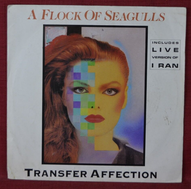 disque vinyle 45 tours - a flock of seagulls transfer affection