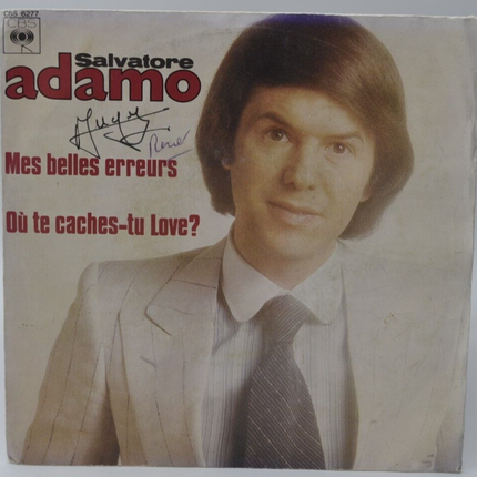 45 U/min Vinyl-Schallplatte - Meine schönen Fehler Salvatore Adamo