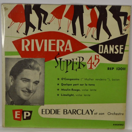 disque vinyle 45 tours - o'cangaceiro eddie barclay