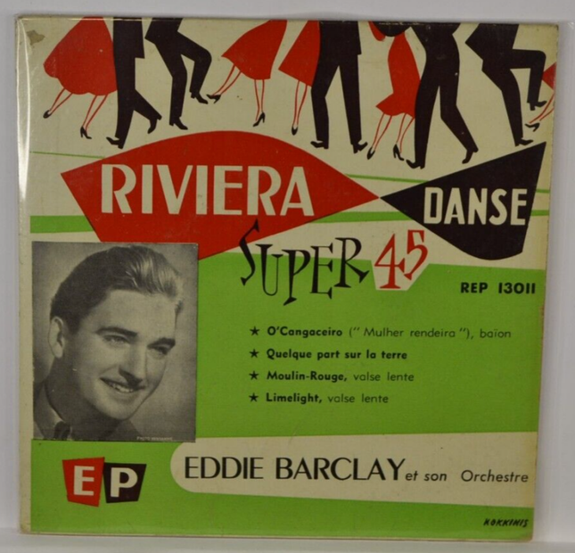 disque vinyle 45 tours - o'cangaceiro eddie barclay