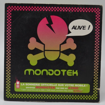 Alive – Mondotek – CD 2 titres d’occasion électro dance club - cd 2 titres