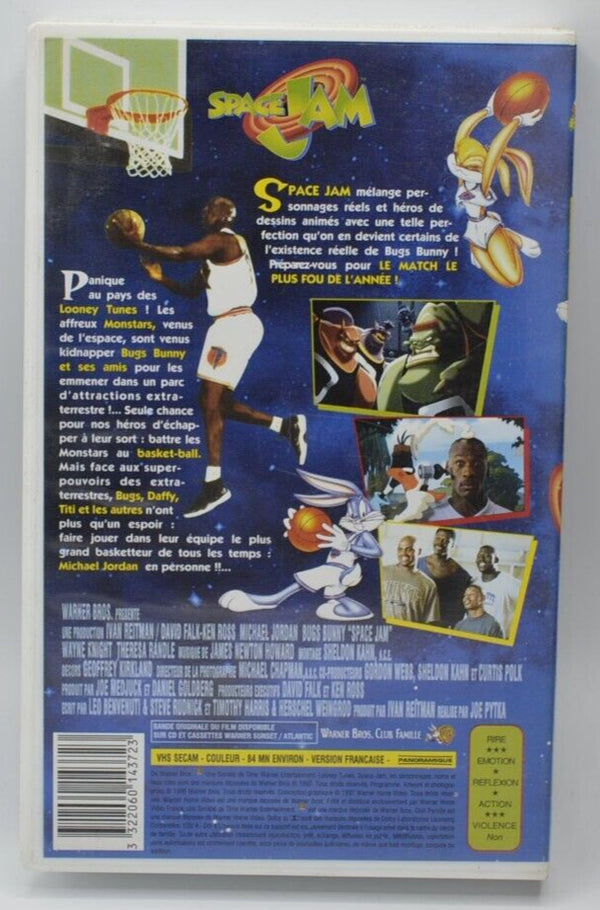 VHS video cassette K7 - Space Jam