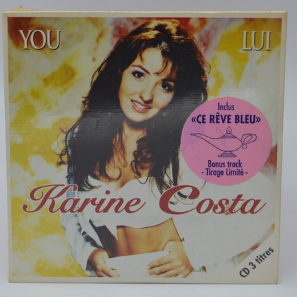 You / Lui – Karine Costa – CD 3 titres variété française pop - cd 3 titres