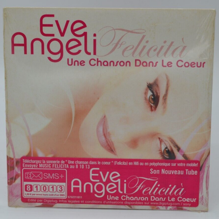 Une Chanson Dans Le Coeur (Felicità) – Eve Angeli – CD 3 titres d’occasion variété française - cd 3 titres