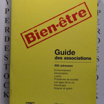 bien - être guide des associations - livre