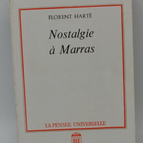 Nostalgie à Marras - Florent Harté - livre