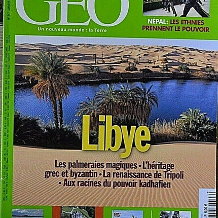 libye - geo - n°347 - revue - Geo magazine
