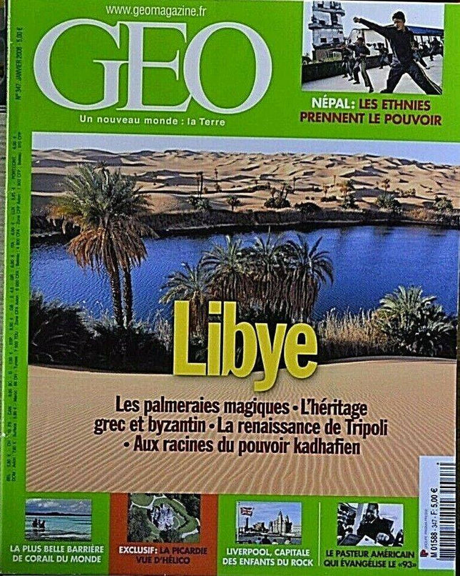 libye - geo - n°347 - revue - Geo magazine