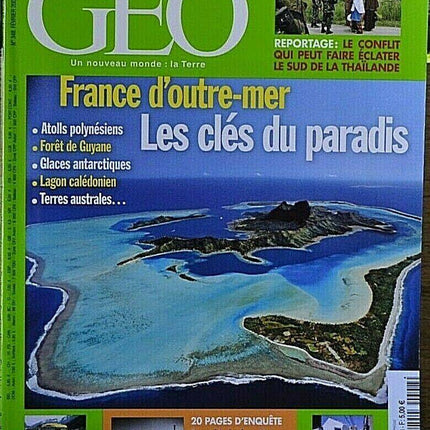 France d'outre mer - geo - n°348 - revue - Geo magazine