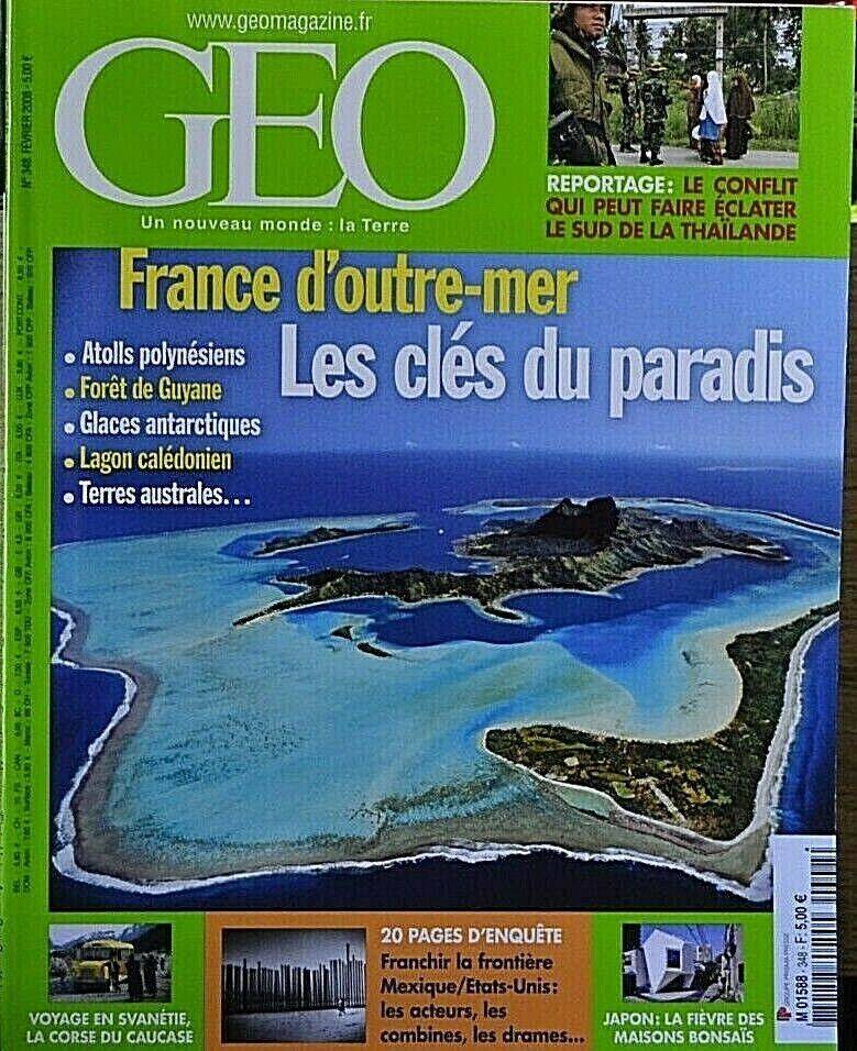 Overseas France - Geo - No. 348 - Review - Geo Magazine
