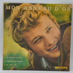 disque vinyle 45 tours - mon anneau d'or - Johnny Hallyday