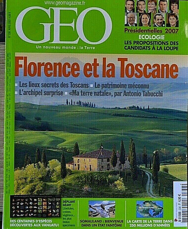 florence et la toscane - geo - n°338 - revue - Geo magazine