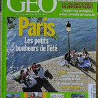 paris les petits bonheurs de l'été - geo - n°341 - revue - Geo magazine