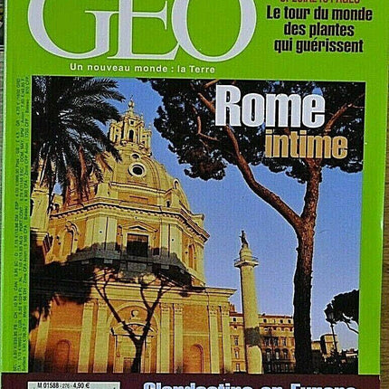 Rome intime - geo - n°276 - revue - Geo magazine