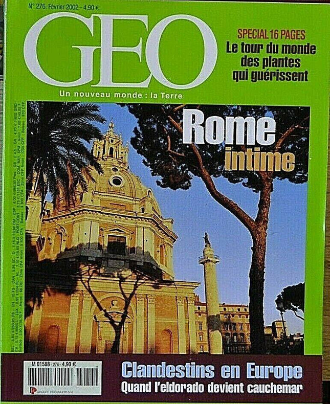 Rome intime - geo - n°276 - revue - Geo magazine