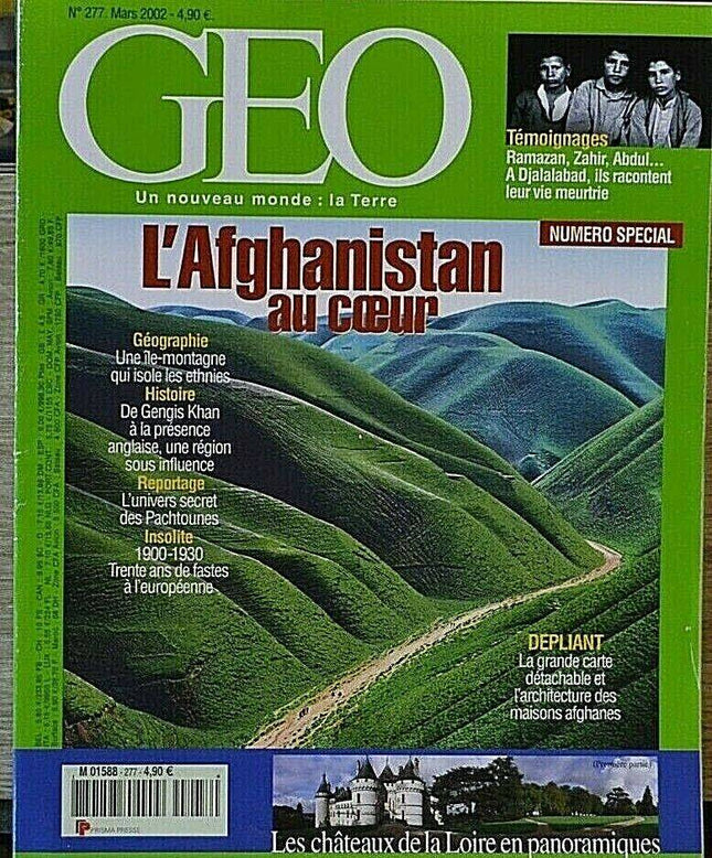 l'Afghanistan au cœur - geo - n°277 - revue - Geo magazine