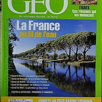 la France au fil de l'eau - geo - n°279 - revue - Geo magazine
