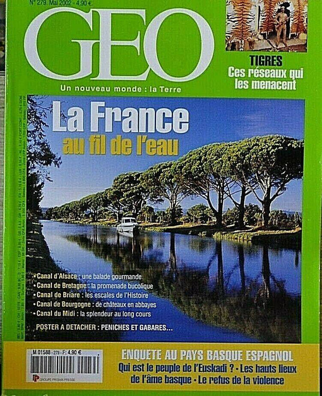la France au fil de l'eau - geo - n°279 - revue - Geo magazine