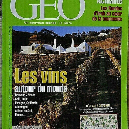 les vins autour du monde - geo - n°286 - revue - Geo magazine