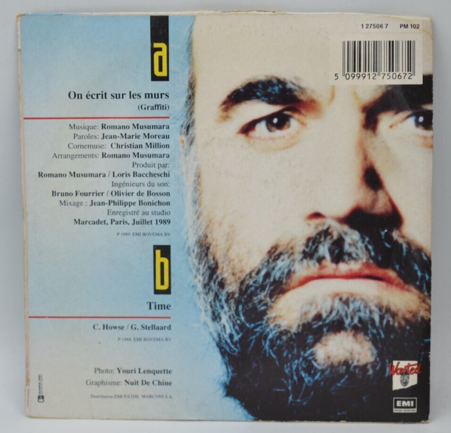 on écrit sur les murs - Demis Roussos - disque vinyle 45 tours