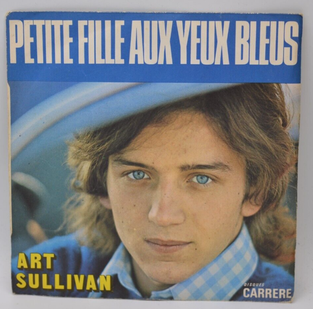 petite fille aux yeux bleus - Art Sullivan - disque vinyle 45 tours