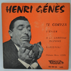 el coryza - Henri Génès - disque vinyle 45 tours