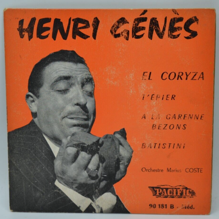 el coryza - Henri Génès - disque vinyle 45 tours