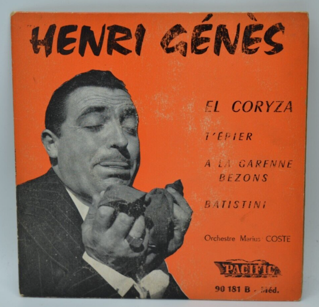 el coryza - Henri Génès - disque vinyle 45 tours