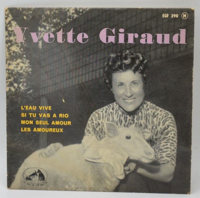 l'eau vive - Yvette Giraud - disque vinyle 45 tours