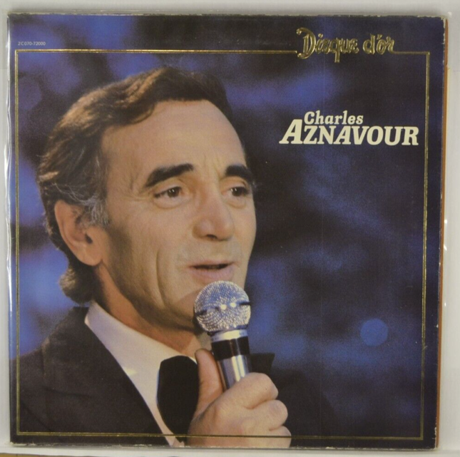 disque d'or Charles Aznavour - disque vinyle 33 tours